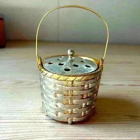 Incense Burner 3 Piece Made From Brass Made In Japan Vintage 1960's - Picture 1 of 6